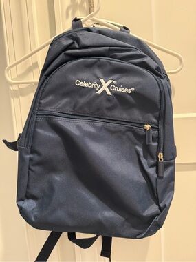 Celebrity Cruises Navy Blue Backpack NWOT